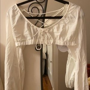 PRINCESS POLLY WHITE CROP